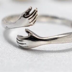 NWOT, Hope Ring Made by JewelbyEllie, Silver, Adjustable